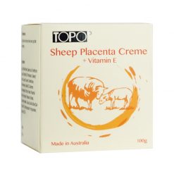 topo sheep placenta creme with vitamin e 100 gram front side