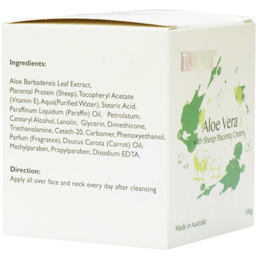 TOPO® Aloe Vera with Sheep Placenta Cream 100g-325