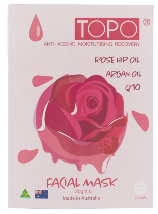 TOPO® ROSE HIP OIL FACIAL MASK SHEET-0