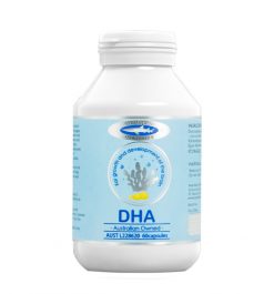 dha 60 capsules front side